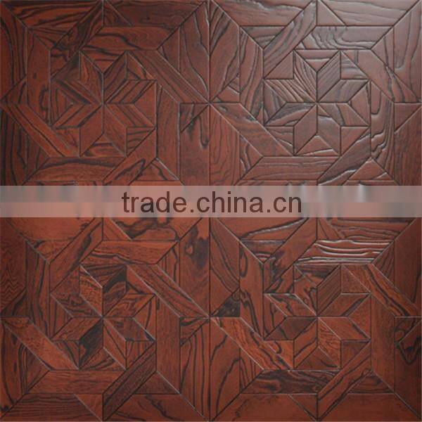 elm wood flooring in art parquet design