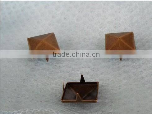 Star shape copper claw studs with 2 feet and 5 feet, copper claw studs in star shape with 2 claws