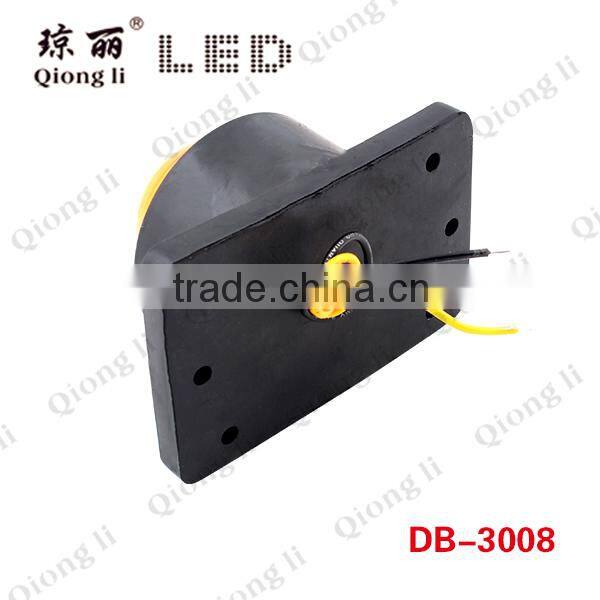 heavy duty trucks trailer rubber mounted 12 volt led front lamp