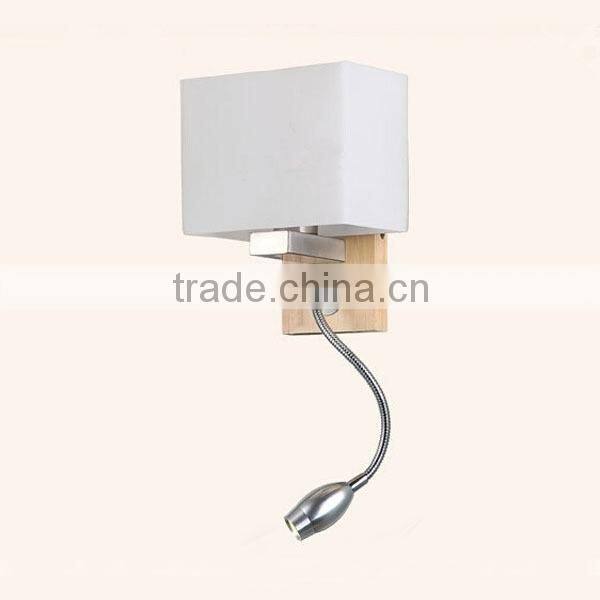 wood wall lamp for hotel