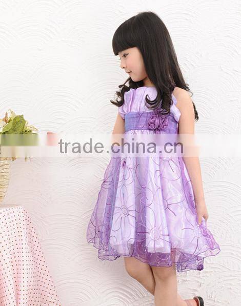 Fashion style high quality birthday dress for kids
