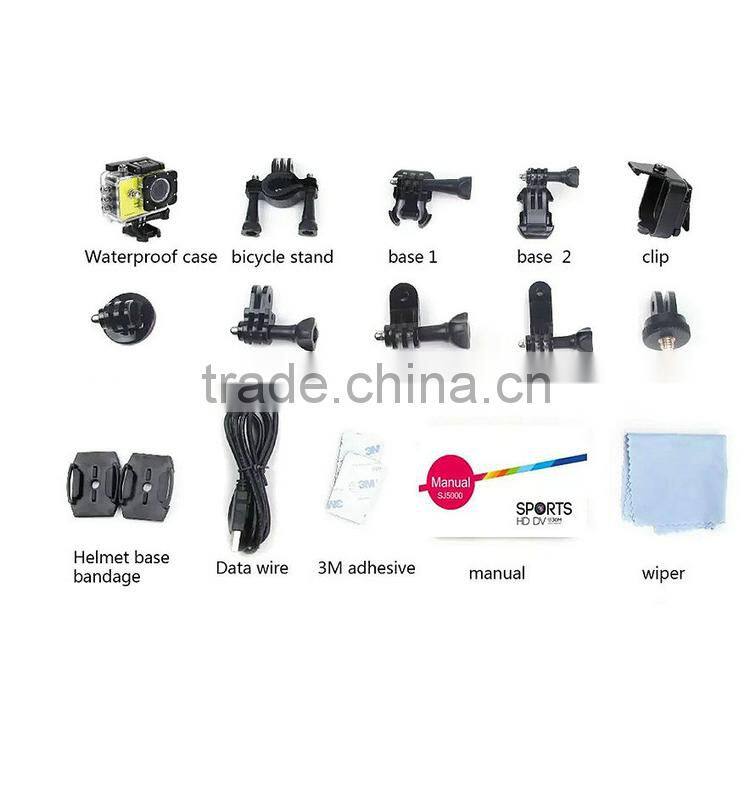 New Waterproof Action Camera Sport Camera Motorcycle Helmet Camera