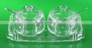acrylic salt holder & pepper set / acrylic kitchenware