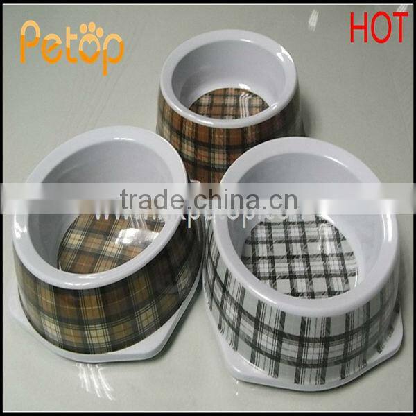Tartan Pattern Dog Feeder Stock