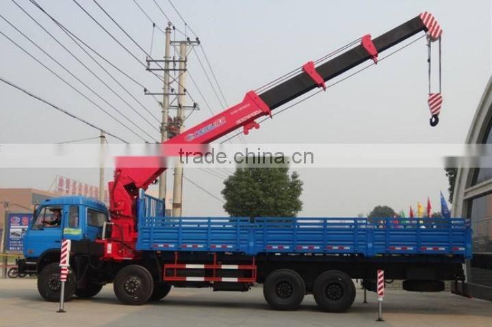 High Quality Dongfeng 8x4 16 Ton Truck Mounted Crane for Sale