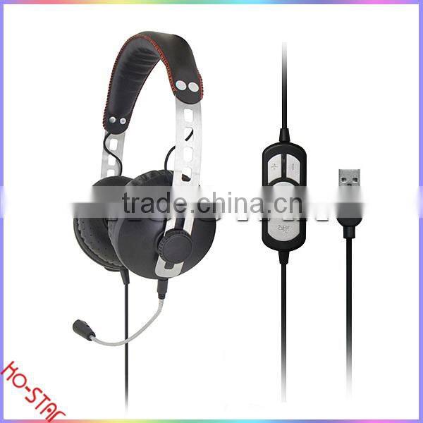 Hi-Fi Stereo Gaming Internet Meeting Stereo OEM ODM Headset for PC and Gaming
