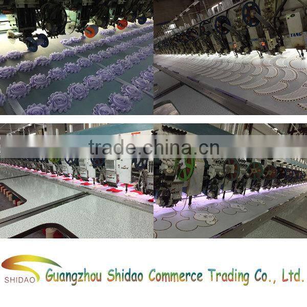 Wholesale new style fashion butterfly decorations chiffon flower for garment decoration shoes hair decoration