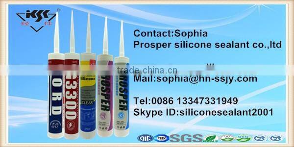 300ml silicone sealant black neutral curing for glass bonding and joints
