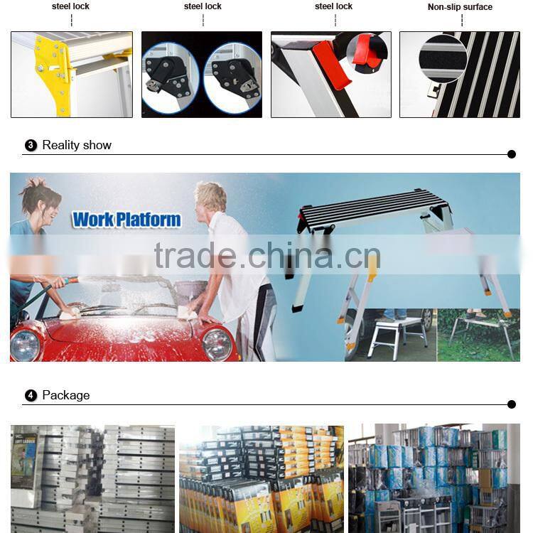 Fashion tools High Quality SGS approved 30*80cm Aluminum work platform