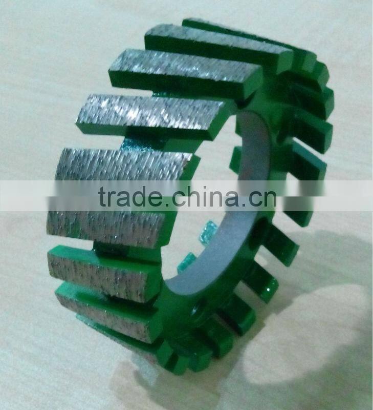 91 x 30 x 7mm CNC stubbing wheel for granite
