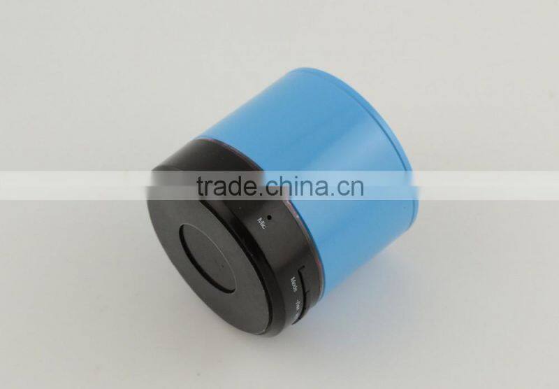 Portable Bluetooth Wireless Mini Speaker Metal/ABS Material LED Light Stereo Voice