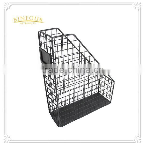 iron wire magazine rack holders for desktop