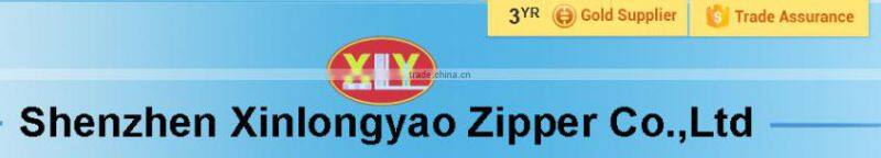 xly professional manufactuing of colorful printed zipper , nylon zipper