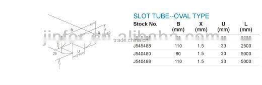 Stainless steel Oval Tube/stainless railing