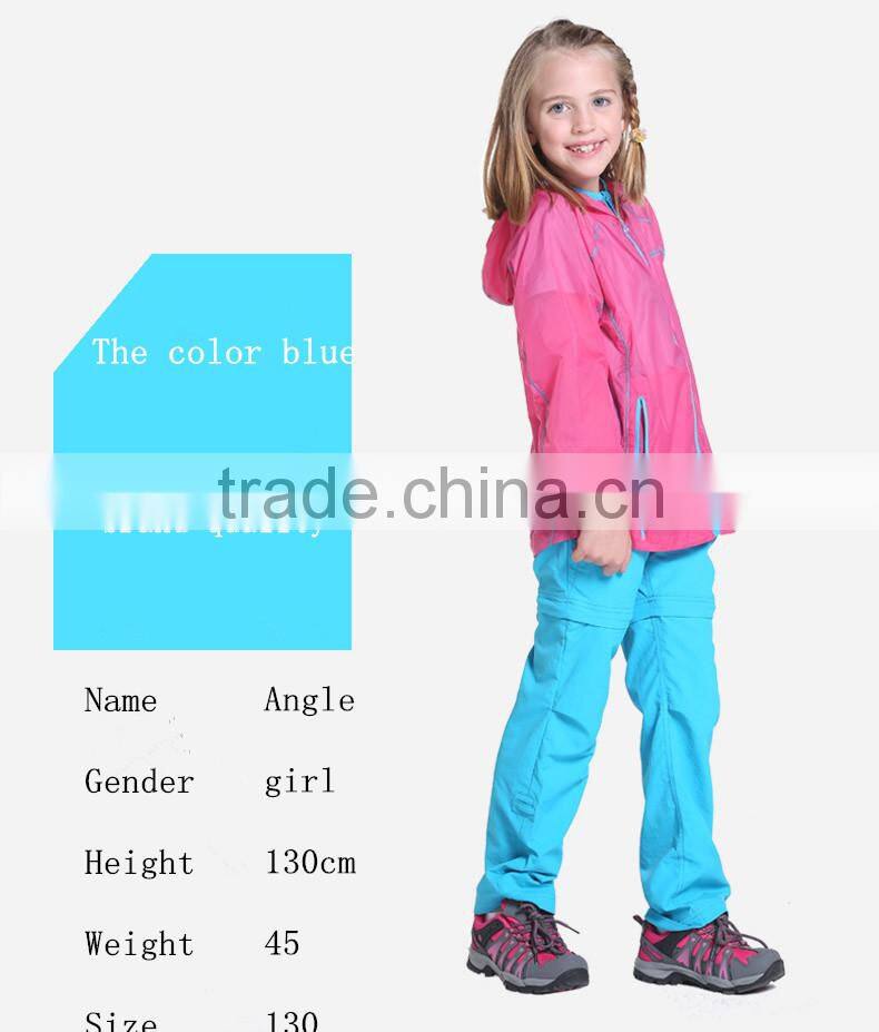 2015 New Style Comfortable Fashion Outwear Sports children quick-drying pants
