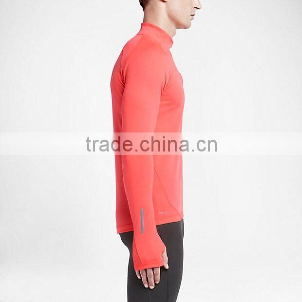 Custom wholesale fashion training tees long sleeve shirt Yoga sport tops