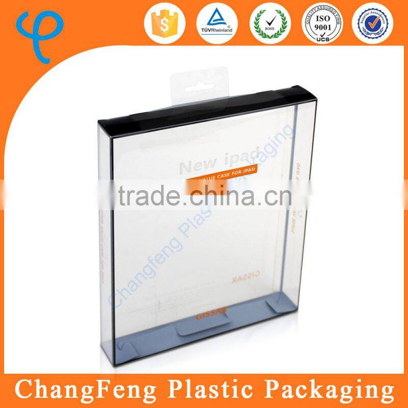 Transparent plastic box for tablet pc packaging