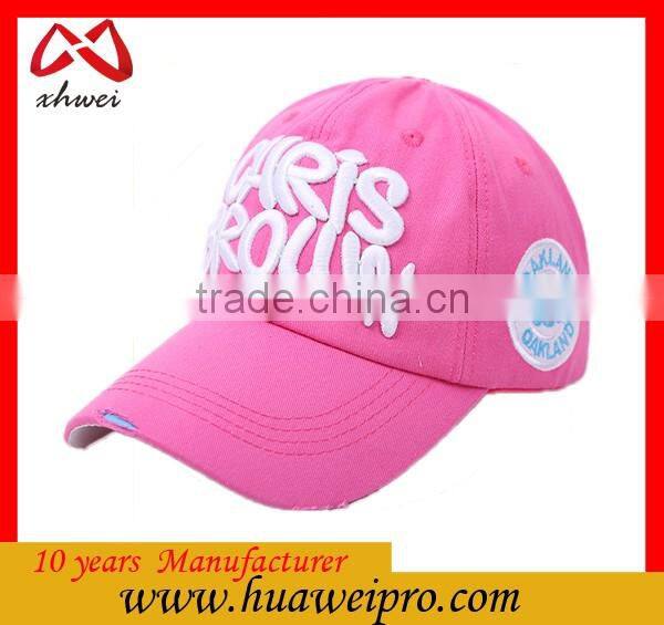 100% Cotton Twill Sport Hats Professional Custom Golf Cap Man Woman