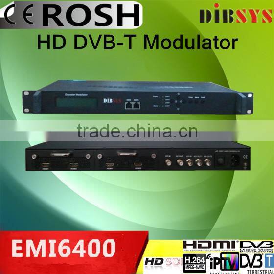 Multi-Channel HD cofdm dvbt Modulator with H.264 Encoding
