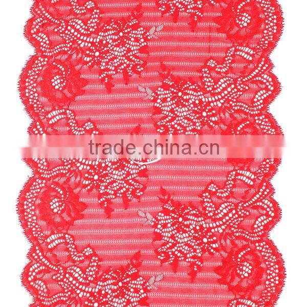 High Quality Pink Wholesale Stretch Lace Fabric For Lingerie