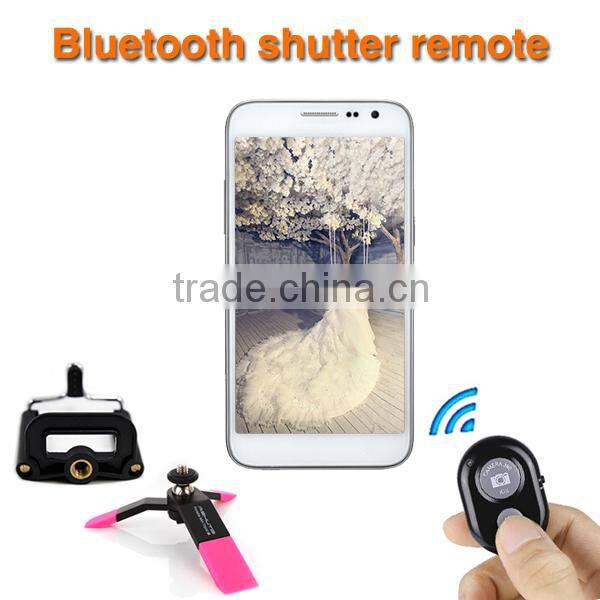 China manufacturer selfie bluetooth remote shutter, shutter release for tripod camera
