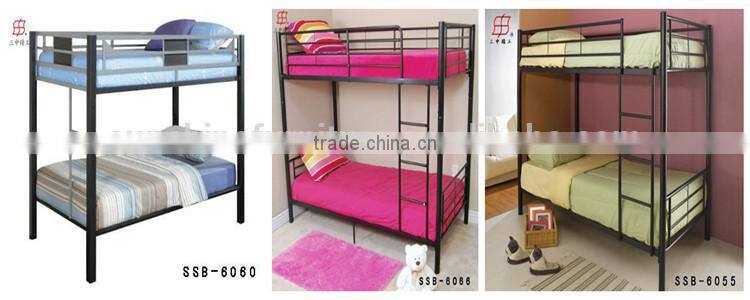 Trade Assurance Cheap Single Size Dorm Metal Bunk Beds For Sale