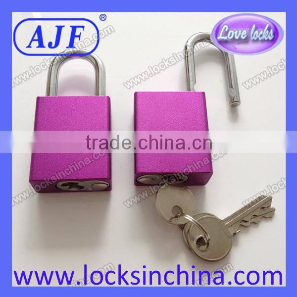 AJF high quality The noble and elegant student's purple fuchsia padlock