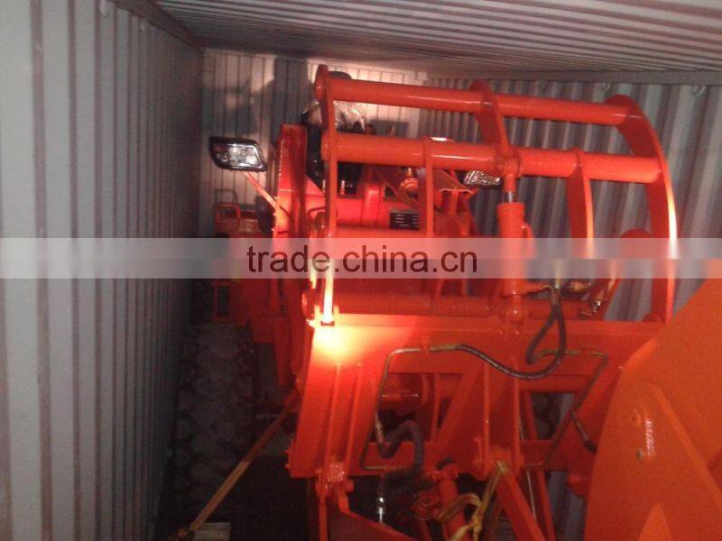 ZOT 650KG skid steer loader with 60HP desiel engine, closed cab