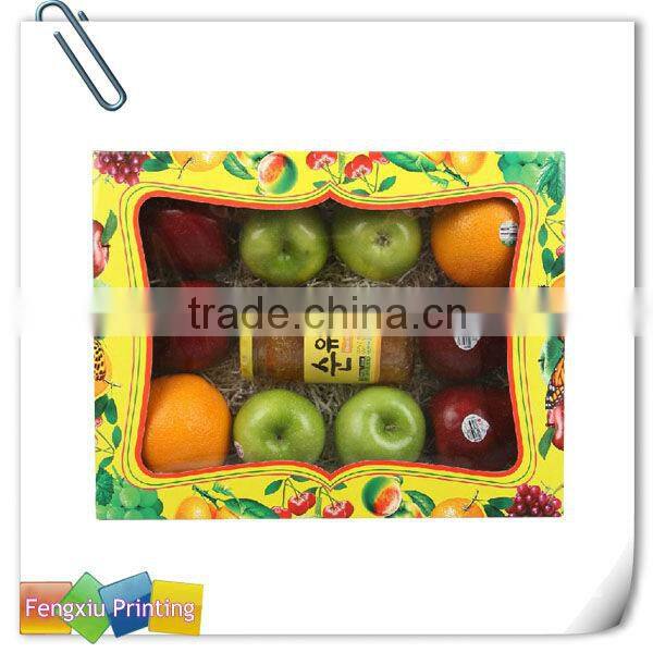 Custom Printed Separate Lid 5 Ply Corrugated Banana Carton Box