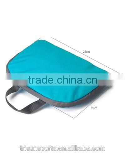 easy carry polyester foldable travel backpack with two layers