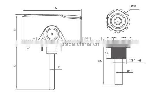 SR504 NTC temperature sensor 10K