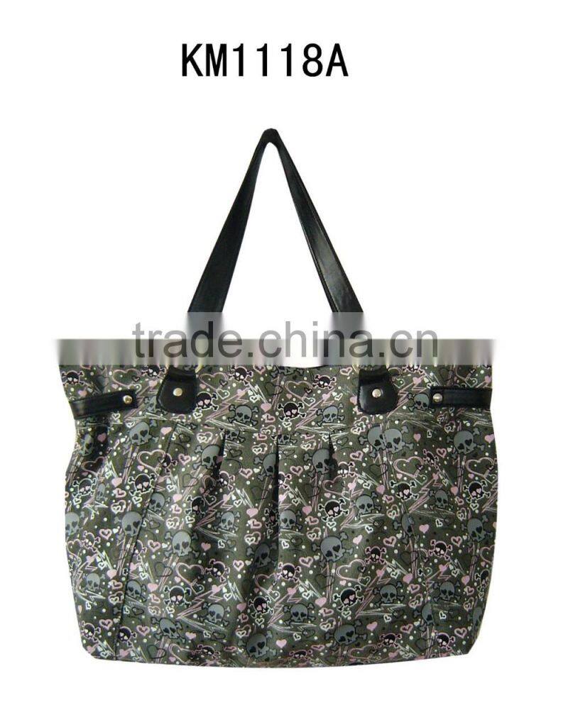 2016 best selling cotton canvas beach shopping tote bag