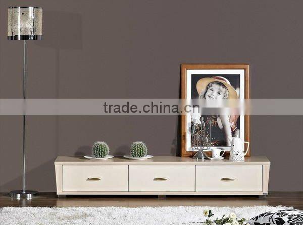 Hot!!!Modern white teak living room cabinet