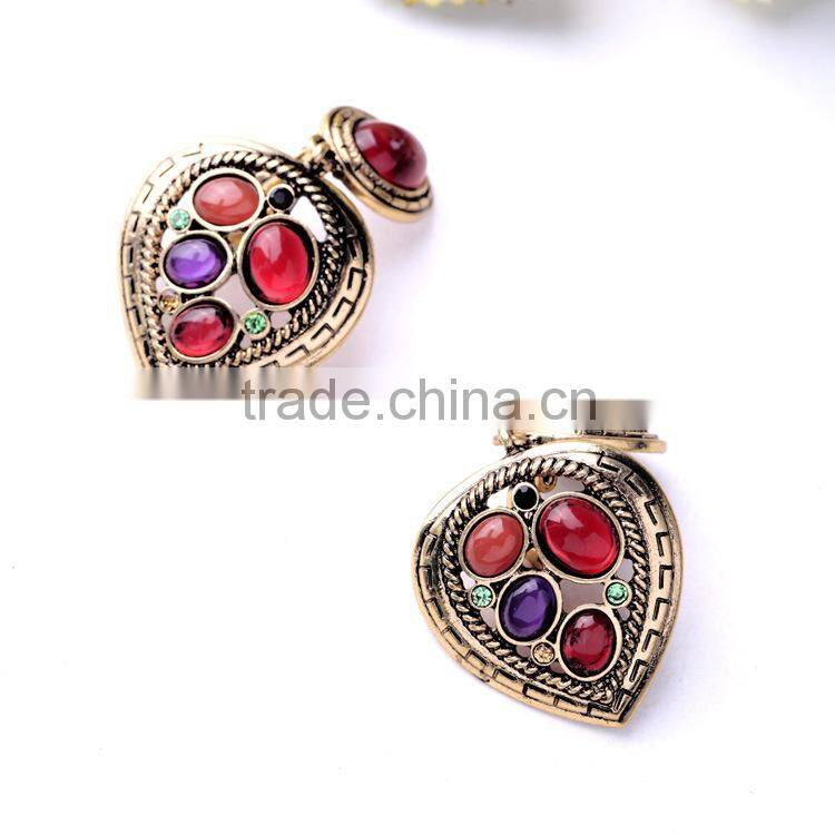 Simple Fashion Hot Sale Exquisite Elegant delicate heart earring, dangling earring, fantasy earring wholesale