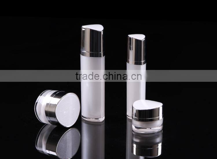 Empty luxury cosmetic bottle packaging,airless lotion bottle,airless serum bottle