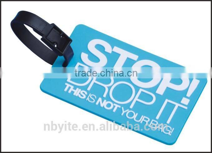 plastic products factory munufacture strange things red luggage tags name bag tags design