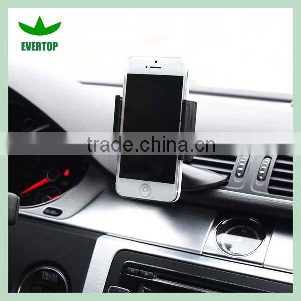 TS-VPH06D fully adjustable rotation vehicle car holder for mobile Car CD slot mobile phone holder