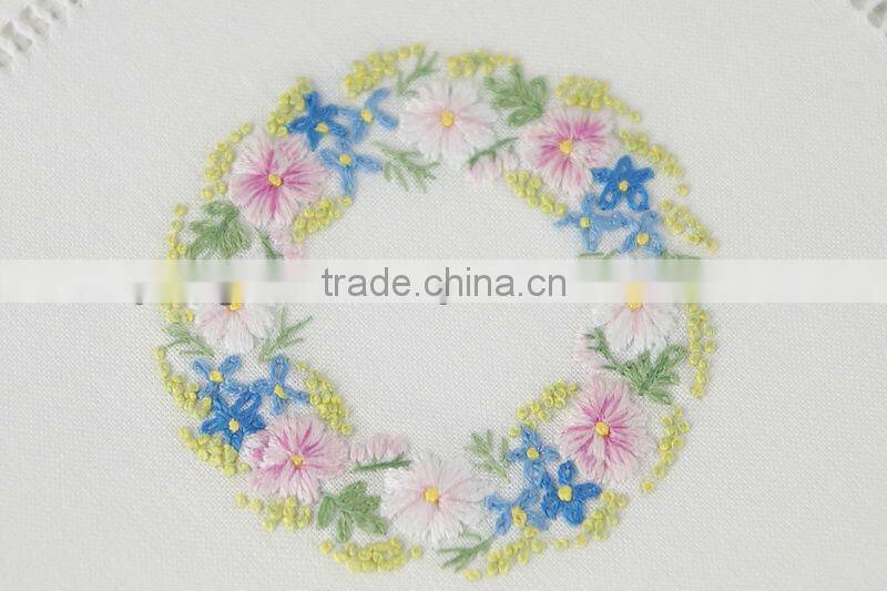 Hand embroidery napkins, cotton napkins,linen napkin ,hemstitch napkin