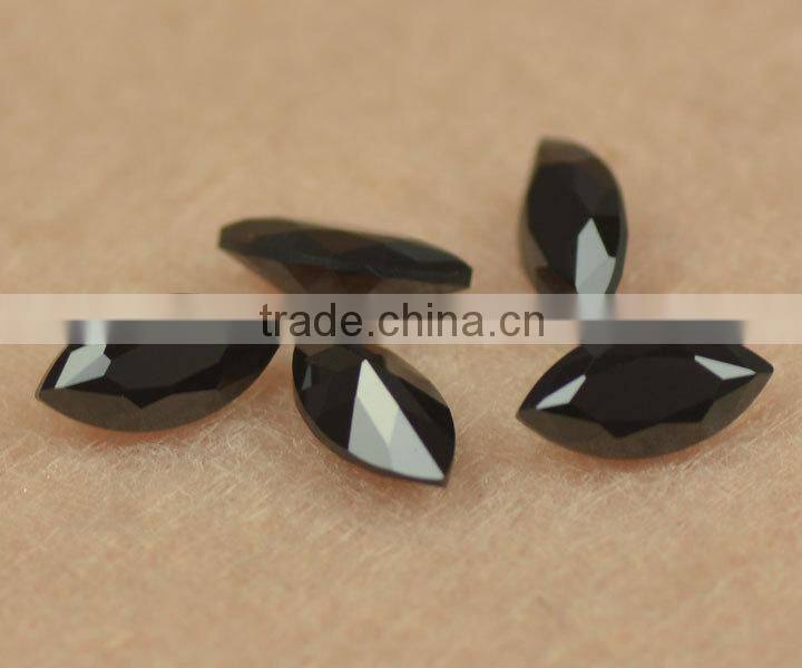 Hot sale 1.25mm round brilliant cut synthetic black nano spinel gemstone for decoration free sample
