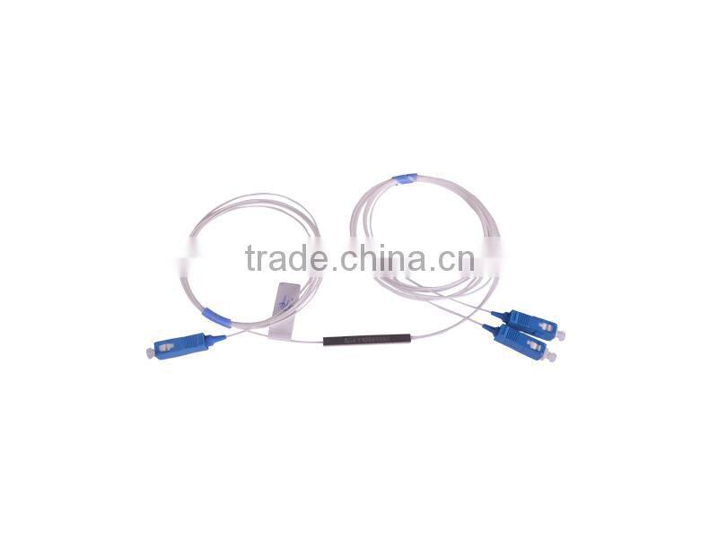 900um fanout fiber 1x6 optical PLC splitter for GPON FTTH