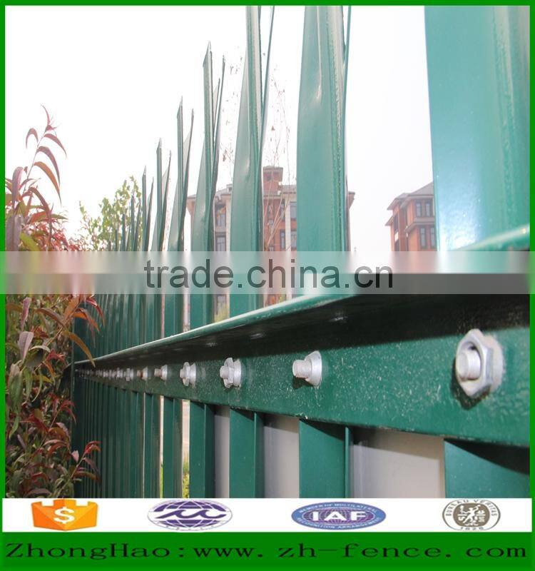 Factory directly sale galvanized and PVC coated european style fence wall and fence gate