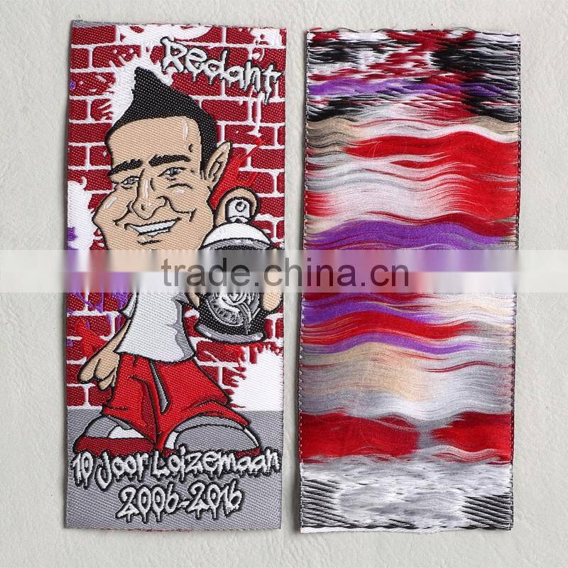 lattice background high end weaving label for majiang mat