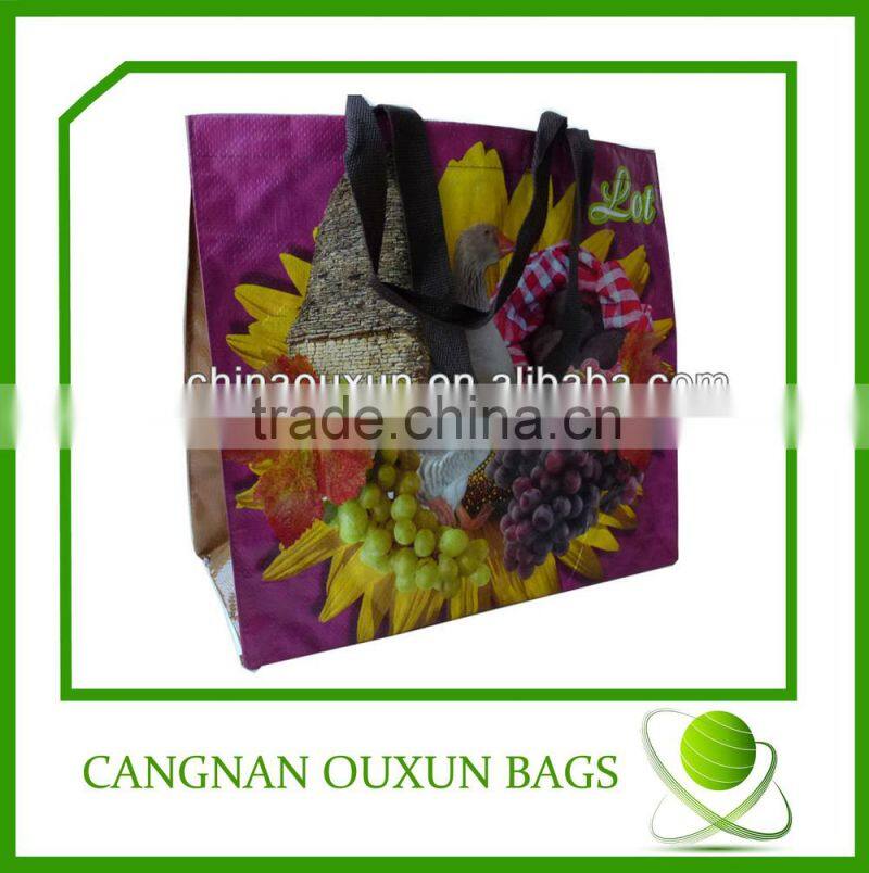 Color brilliancy pp woven valve bag
