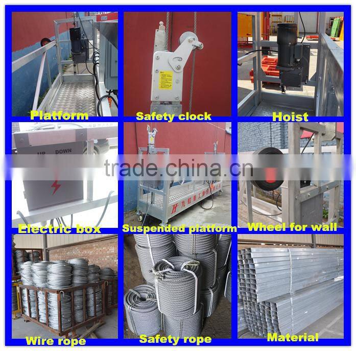 Famous brand aerial work platform,hoist suspended platform Ladder (CE, ISO1:2000, GOST)
