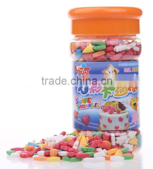 Edible sprinkles colorful Christmas tree