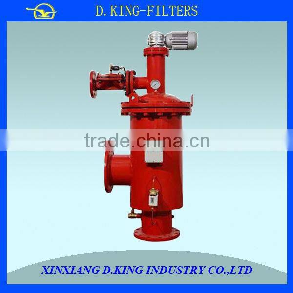 High efficiency automatic back flushing filter