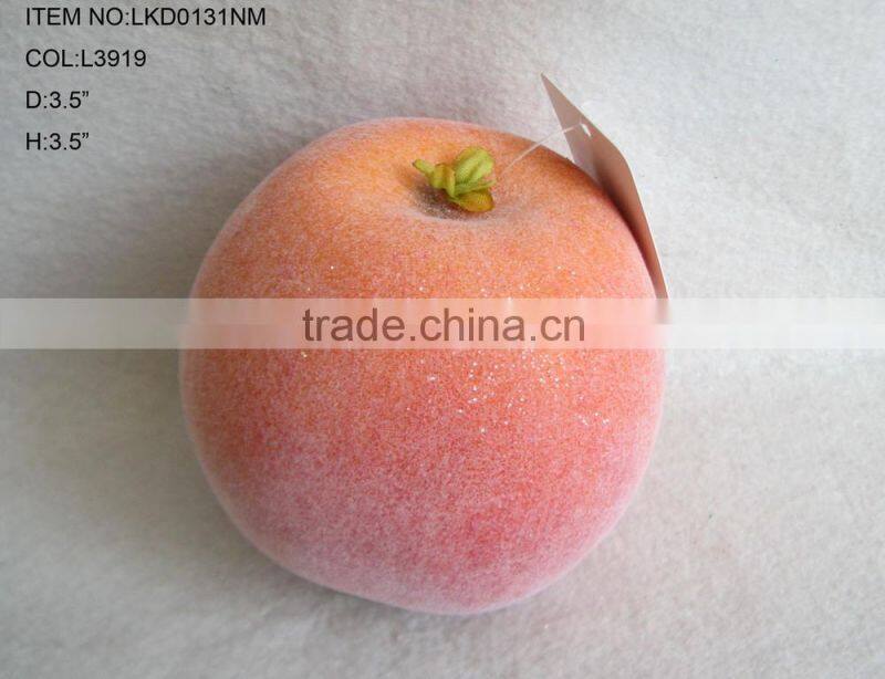 decorative artificial foam apple with emulation sugar for havest home decoration
