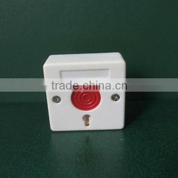 Wired White Emergency Panic Button