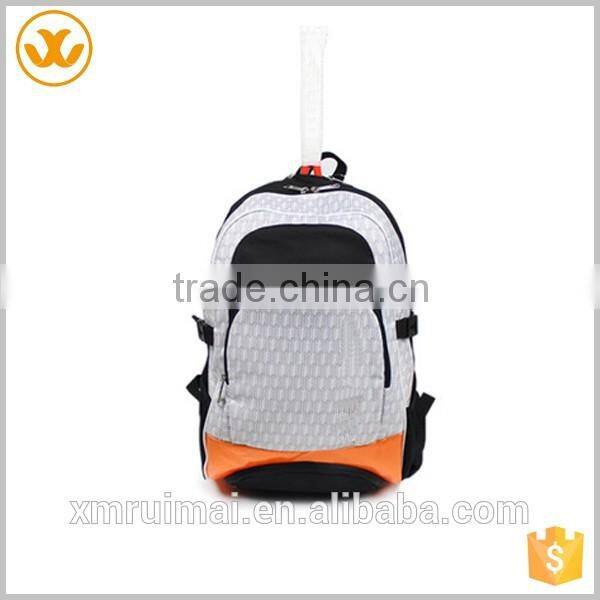 Lastest design waterproof 600d/jacquard outdoor sport custom racket bag