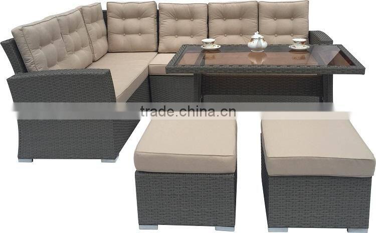 SF-0189 poly outdoor garden rattan furniture outdoor
